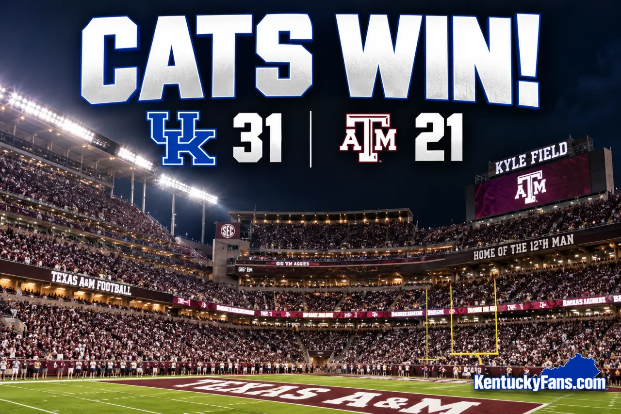 Kentucky Upsets Texas A&M