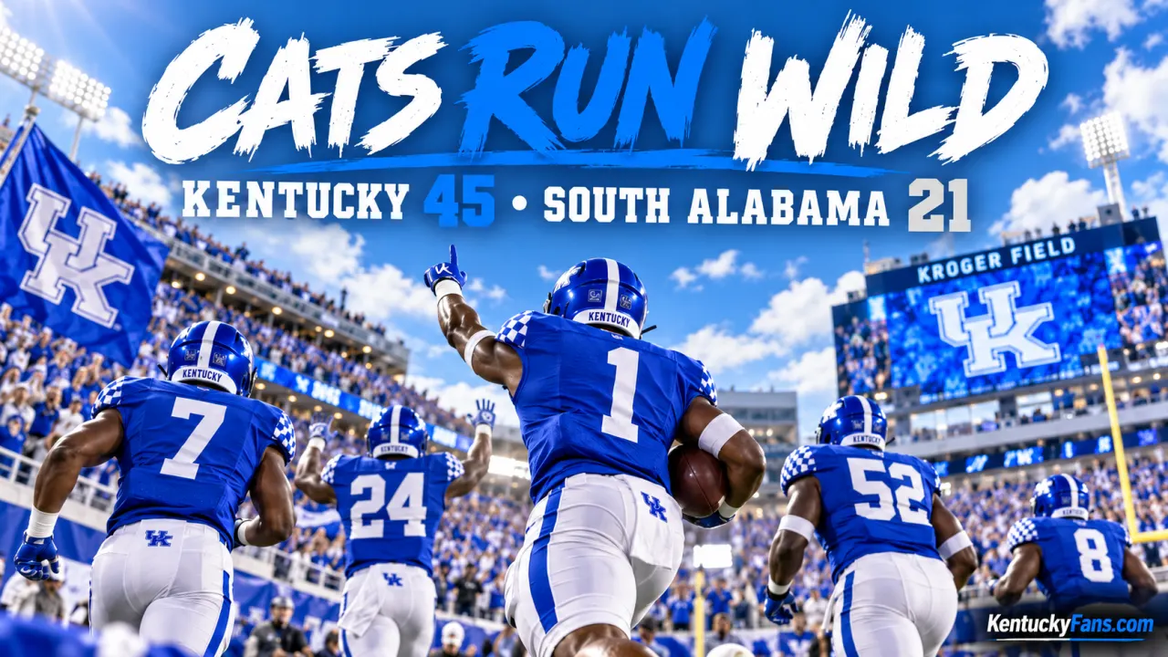 Kentucky defeats South Alabama football