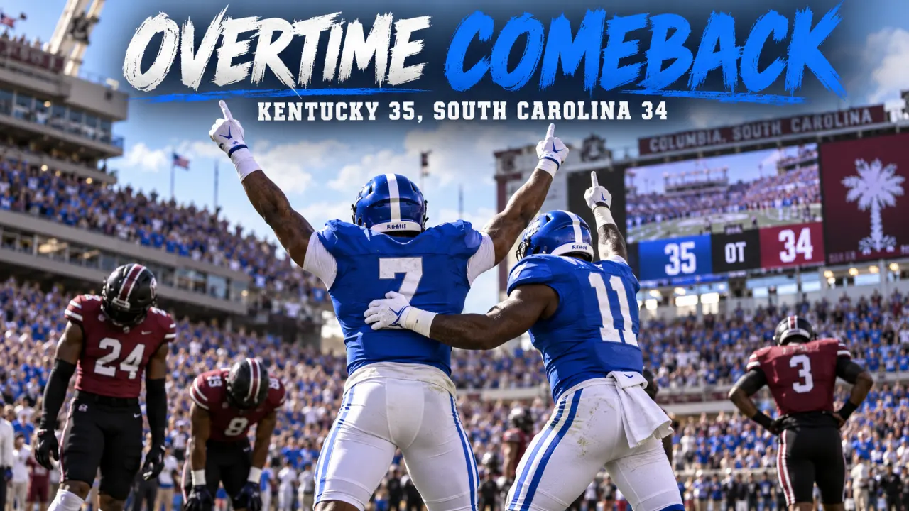 The Cats Make History with Huge Overtime Win at South Carolina