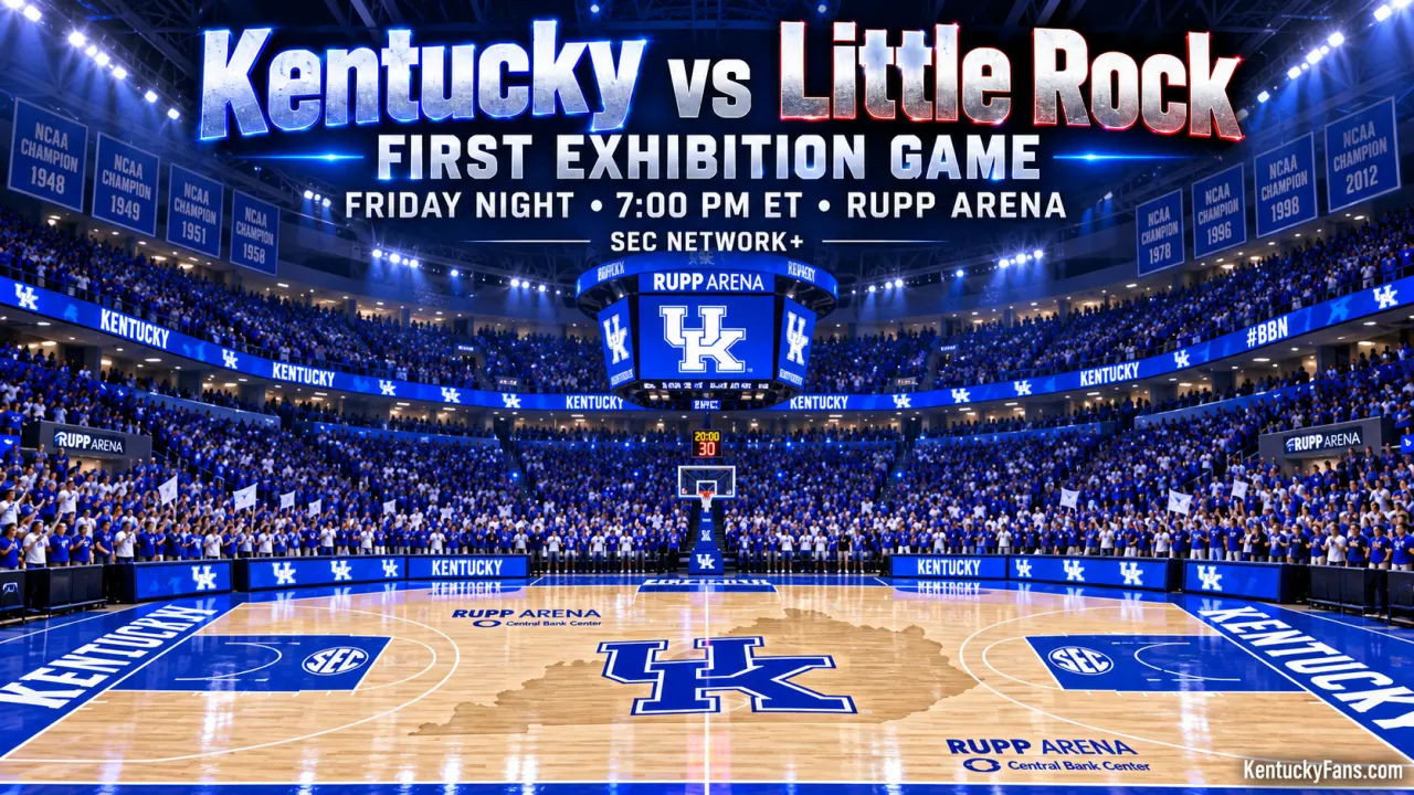 Kentucky's First Basketball Exhibition Game is Friday Night