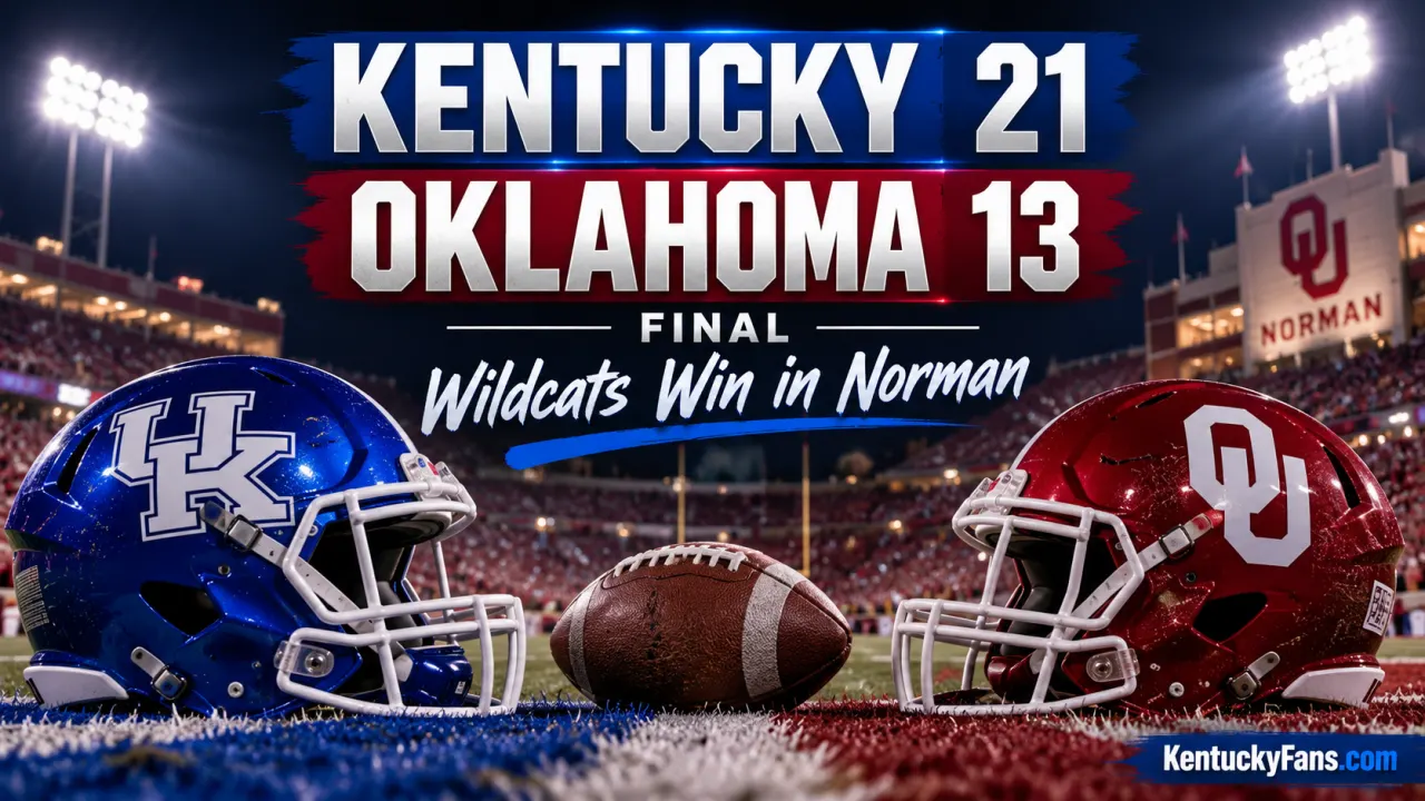 Kentucky defeats Oklahoma football