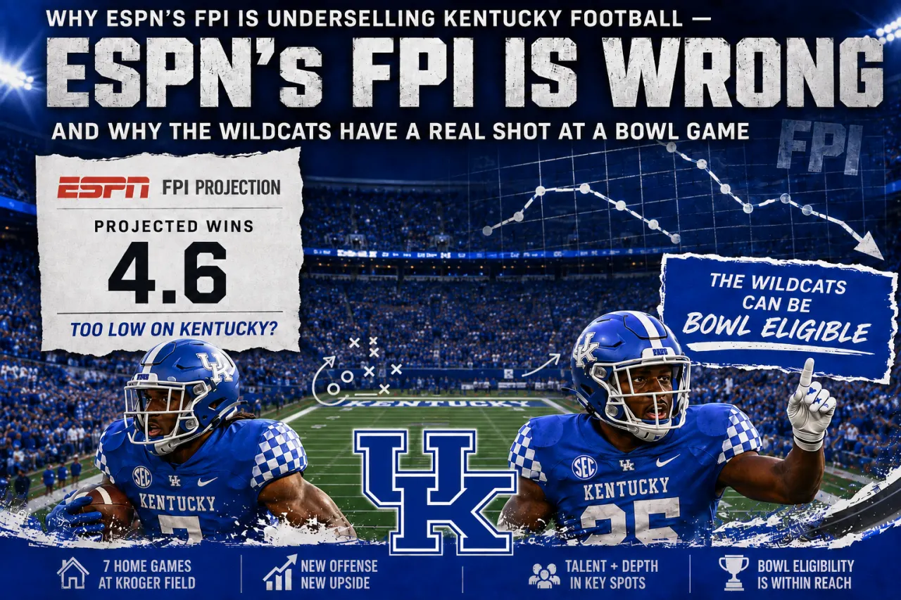 Why ESPN's FPI Predictions Are Wrong About Kentucky Football